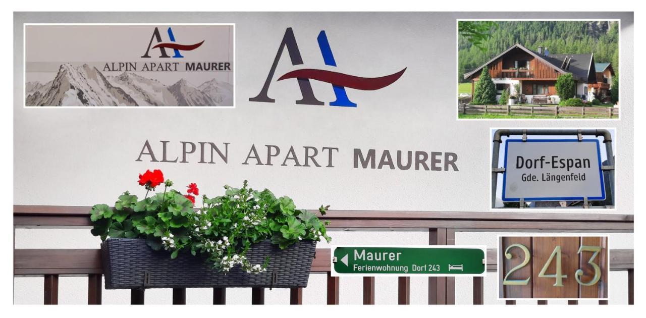 Alpin Apart Maurer Längenfeld Buitenkant foto